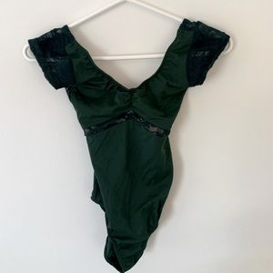 class-in dancewear leotard